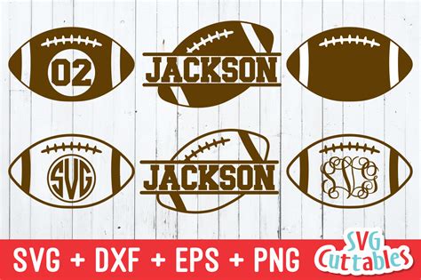 12032 Football Svg Cutting Files Easy To Edit