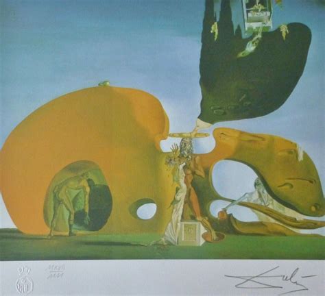 Salvador Dali The Birth Of Liquid Desires Hand Numbered Signed