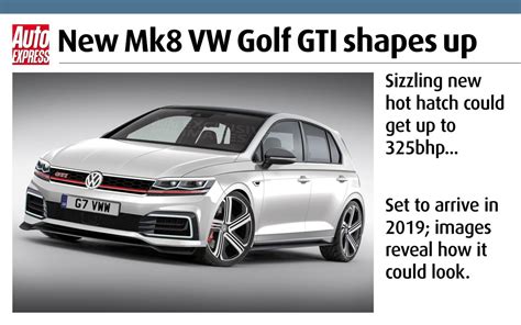 New Vw Golf Gti Mk8 On Sale In 2019 With Big Power Boost