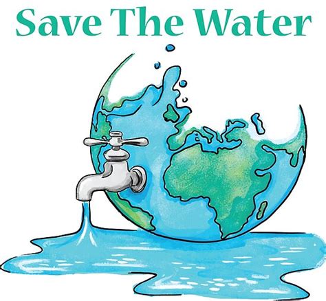 Save Water Poster By Jurassicshop Redbubble