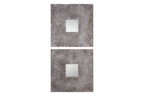 Altha Burnished Square Mirrors Set Of 2 At Gardner White Square Mirror Mirror Set Altha