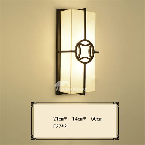Sconces can be a great alternative to vanity lighting as they provide stylish tasking lighting near eye level. Wall Sconce Lights Fabric Wrought Iron Rectangule Bathroom ...