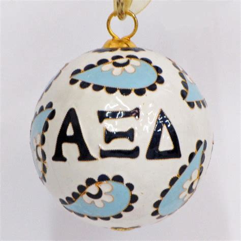 Officially Licensed Alpha Xi Delta Handcrafted 24k Gold Plated