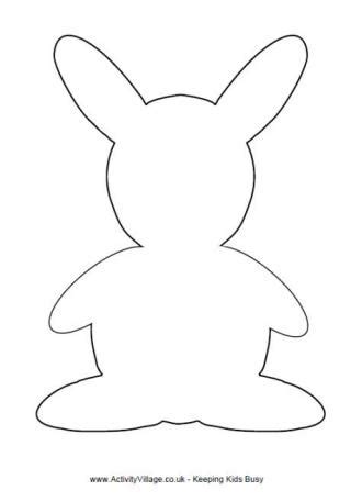 Easter bunny footprints,bunny print floor clings,free printable: Easter Templates