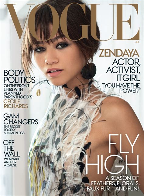 Zendaya Was Photographed By Mario Testino For Her First Vogue Cover