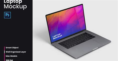 Laptop Mockup Graphic Templates Envato Elements