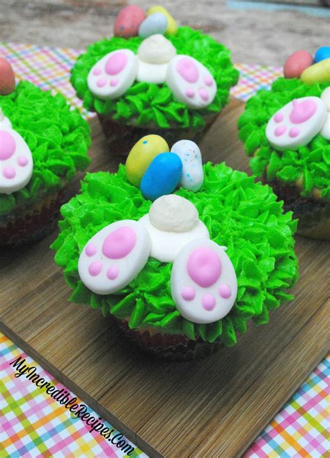 bunny bum and easter egg cupcakes my incredible recipes