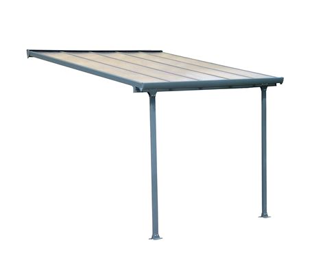 Palram Outdoor Patio Deck Cover Clear Polycarbonate Roof