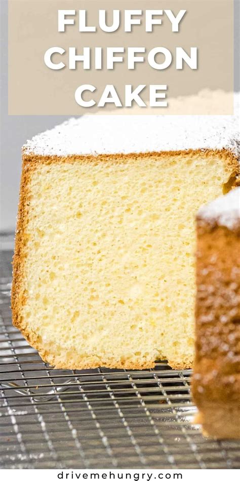 Light And Fluffy Chiffon Cake Recipe Chiffon Cake Lemon Chiffon