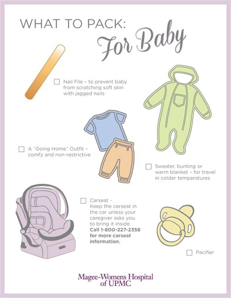 What To Pack Taking Your Baby Home Upmc Healthbeat