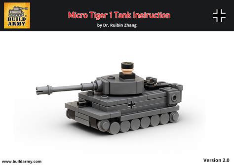 Pdf Instruction Micro Tiger 1 Tank To Build From Lego Bricks