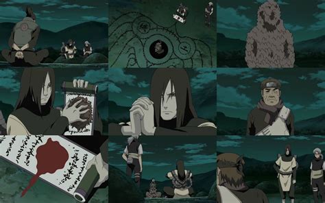 Orochimaru Using The Reanimation Jutsu Narutoshippuden Anime Anime