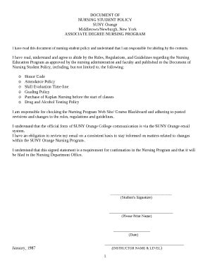 This template is free to download and use. Editable i have read and understand the policy - Fillable ...