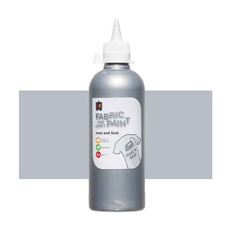 Buy Silver Fabric Paint 500ml Educational Colours Kids Fabric Paint