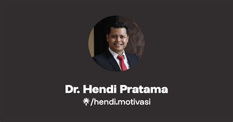 Dr Hendi Pratama Instagram Facebook Tiktok Linktree