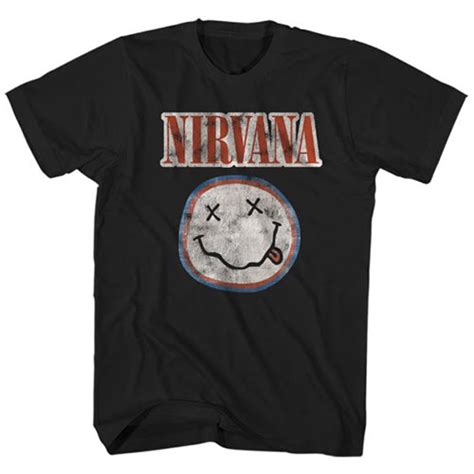 Tričko Nirvana Distressed Logo TĚŽkÉ Boty Steel A Selma