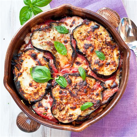 Chicken parmigiana with rotini pasta. Eggplant Parmesan Pasta Bake Recipe