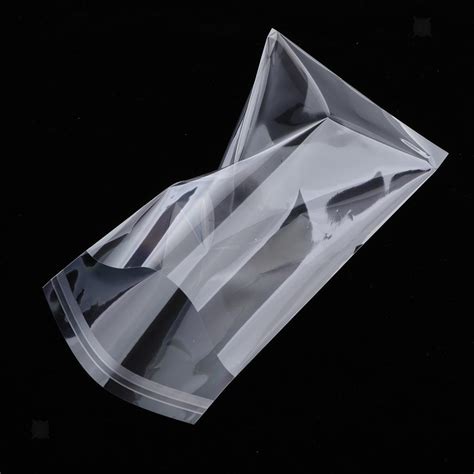 100pcs Clear Cellophane Bags Display Self Adhesive Peel Seal Plastic