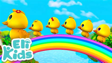 Five Little Ducks Eli Kids Song And Nursery Rhymes Compilations