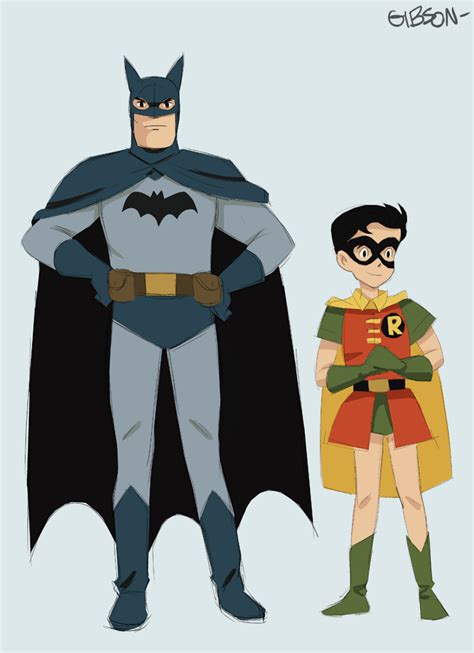 Batman And Robin Drawn In The Style Of Studio Ghibli Briancarnellcom