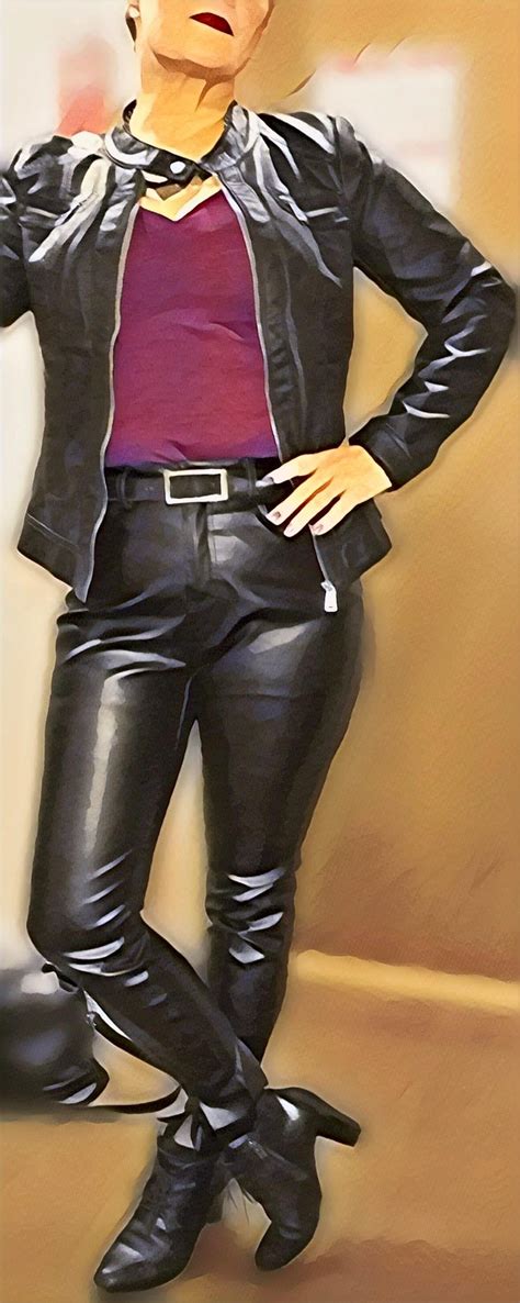 leather outfit for a date r cougars and milfs sfw