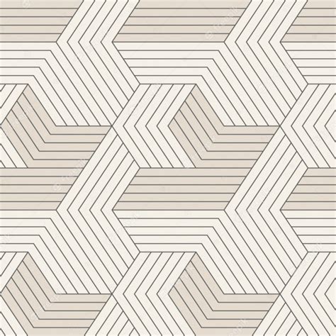 Seamless Pattern With Symmetric Geometric Lines Vector Premium Download