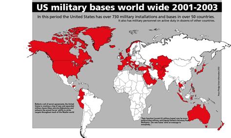 그림사진 게시판 20012003년 당시 전세계 미군기지가 있는 국가들