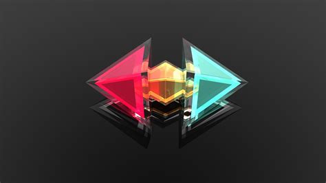 4k Render In Shapes Justin Maller 3d Abstract Colorful Abstract