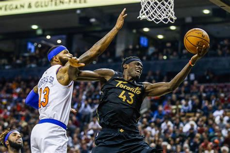 Sportsline's model is leaning under on the total, projecting the teams to combine for 209 points. Raptors Vs Knicks Summer League - Rusaljones