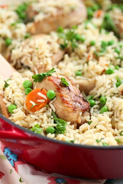 One Pot Chicken Rice And Vegetables Live Simply