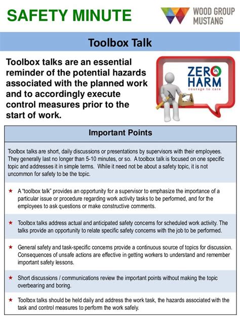 100 Safety Topics For Daily Toolbox Talk Pdf K3LH Com