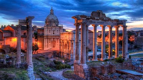 Landmark Historic Site Roman Forum Tourist Attraction Evening City