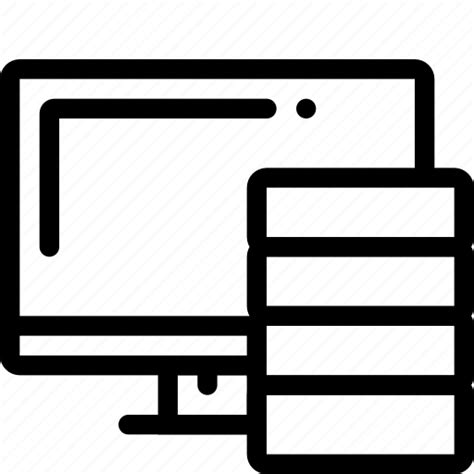 Computer Data Database Desktop Icon Download On Iconfinder