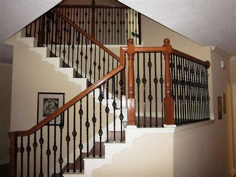 A staircase occupies the most prominent position in a house and perceived by many as the main focal point of a home. Wrought Iron Stair Balusters Designs — Home Decorations Insight