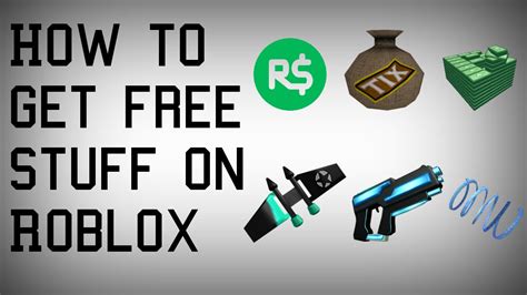 Can i earn free robux? How to get free stuff on Roblox 2018 (WORKING!) - YouTube
