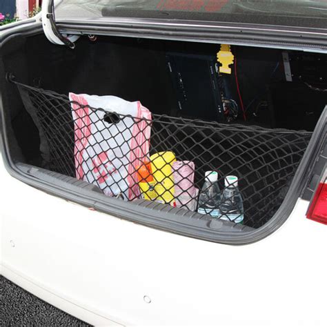 Truck Rear Trunk Bed Envelope Style Mesh Cargo Net For Toyota Tacoma