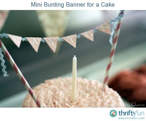 Mini Bunting Banner For A Cake Mini Bunting Cake Banner Topper