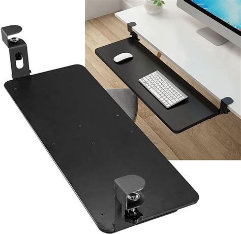 Retrofit Keyboard Slider Sliding Keyboard Tray Under Desk Clamp On