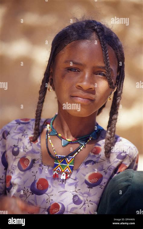 Tuareg Young Woman From Timia Aïrnigerwestern Africa Stock Photo Alamy