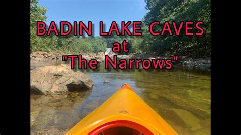Badin Lake Caves At The Narrows Youtube