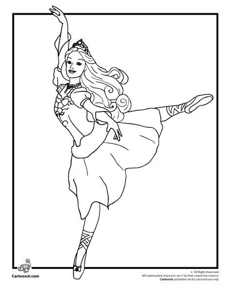Dancing And Singing Barbie Coloring Pages Kids Coloring