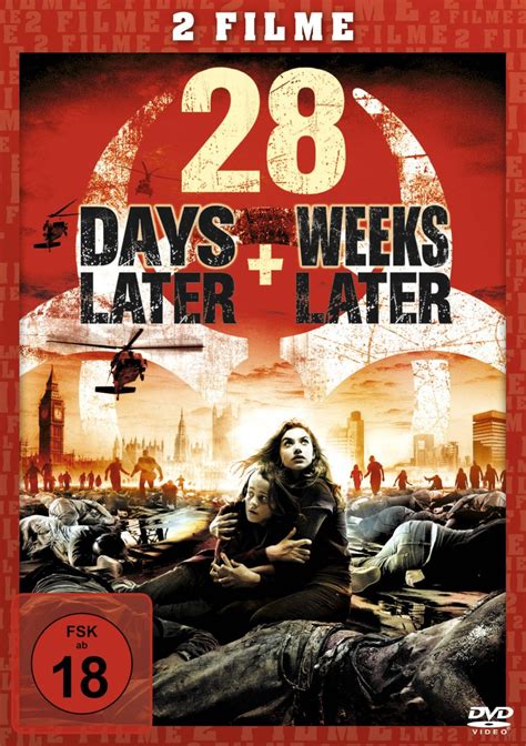 This site provides an online days before date calculator to help you find the date that occurs exactly x days before a particular date. Ihr Uncut DVD-Shop! | 28 Days Later / 28 Weeks Later [FSK ...