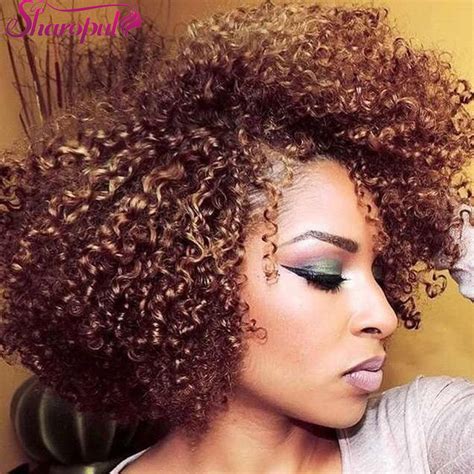 3pcsset Colorful 8 10inch Afro Kinky Curly Crochet Hair Extensions Of