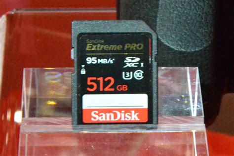 Sandisk Unveils Worlds First 512 Gb Sd Memory Card