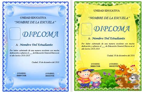 Plantillas De Diplomas Gratis Editables En Word Ayuda Docente 0a9