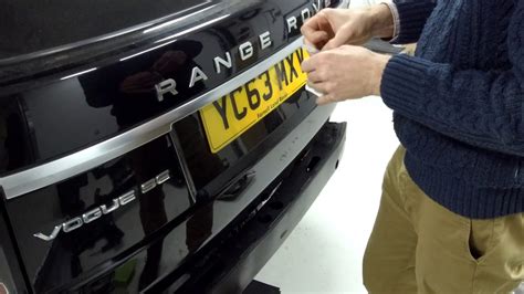 How To Remove The Range Rover L405 Rear Tailgate Trunk Trim Strip Cover
