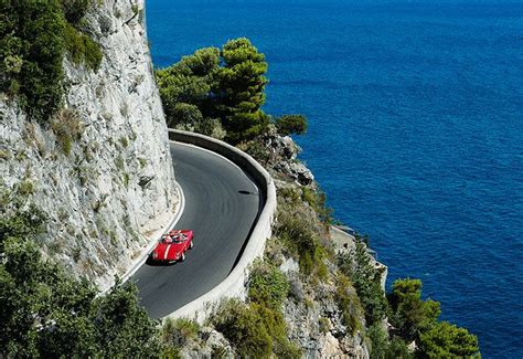 √ Amalfi Coast Drive Navy Visual