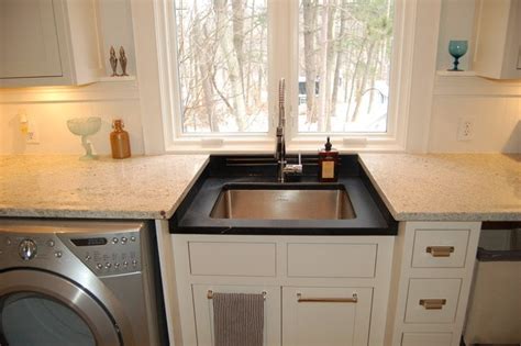 Kitchens and laundries come into their own with the presence of a resourceful and stylish sink. Kashmir White granite & Soapstone laundry | Yelp