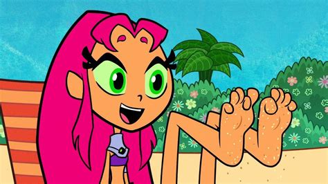 Starfire Wiggling Her Toes By 00al240 Mario Characters Starfire
