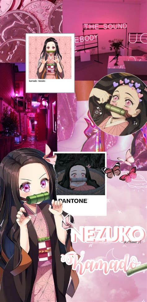 Nezuko Wallpaper In 2020 Pink Aesthetic Anime Wallpaper